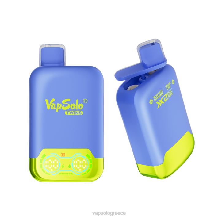 VapSolo TWINS ατμός μιας χρήσης | Vapsolo Greece 60X426 blue razz lemonade & lemon lime
