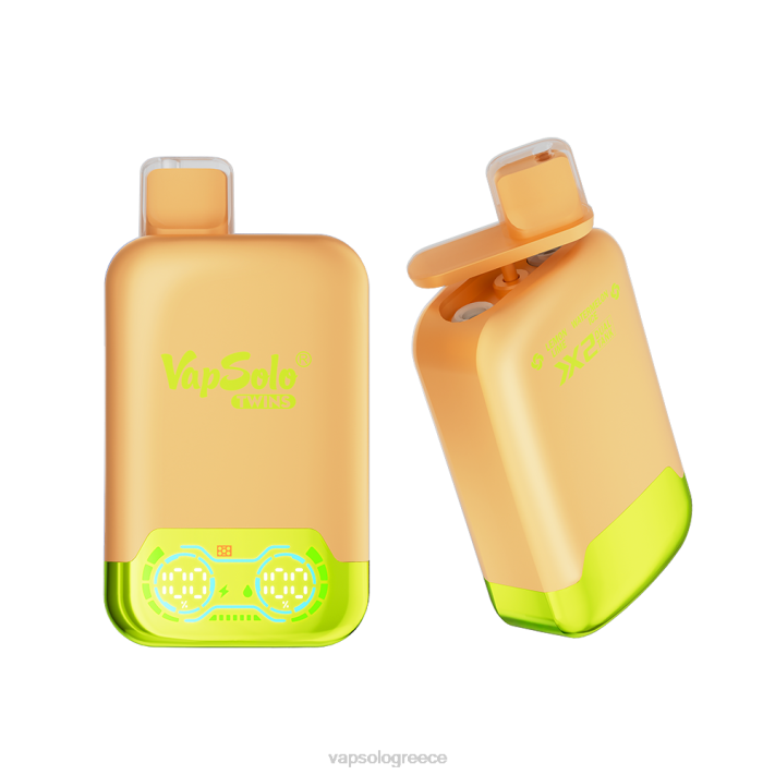 VapSolo TWINS ατμός μιας χρήσης | Vapsolo Puff 60X429 λεμόνι λάιμ & πάγος καρπούζι