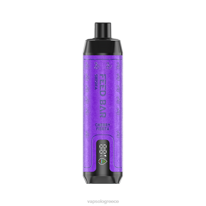 VapSolo SHISHA ατμός μιας χρήσης | Vapsolo Flavours 60X45 γιορτή κερασιού