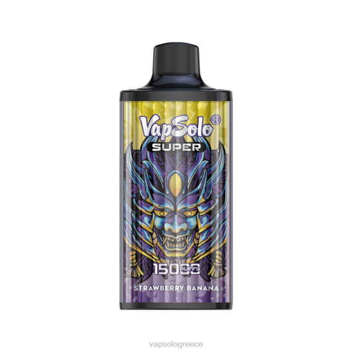 VapSolo SUPER ατμός μιας χρήσης | Vapsolo Αθήνα 60X422 μπανάνα φράουλα