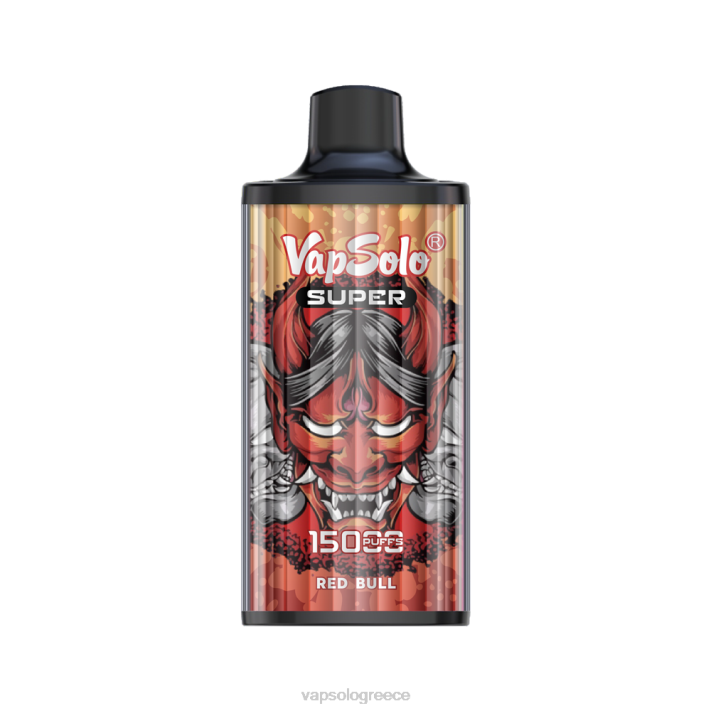VapSolo SUPER ατμός μιας χρήσης | Vapsolo Flavours 60X420 κόκκινο ταύρος