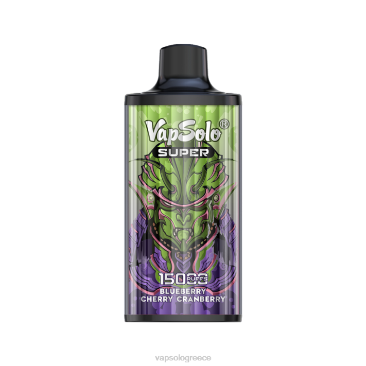 VapSolo SUPER ατμός μιας χρήσης | Vapsolo Greece 60X416 βακκίνιο κεράσι κράνμπερι