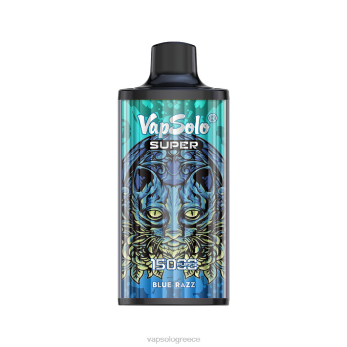 VapSolo SUPER ατμός μιας χρήσης | Vapsolo Puff 60X414 μπλε razz