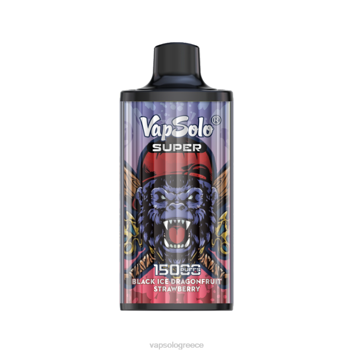VapSolo SUPER ατμός μιας χρήσης | Vapsolo Wholesale 60X413 φράουλα μαύρου πάγου drangofruit