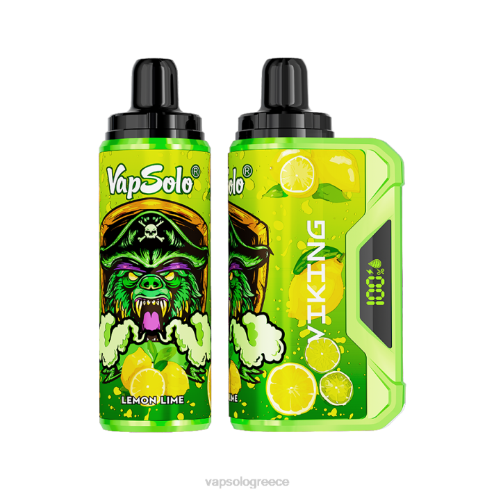 VapSolo VIKING ατμός μιας χρήσης | Vapsolo Flavours 60X440 λεμόνι λάιμ