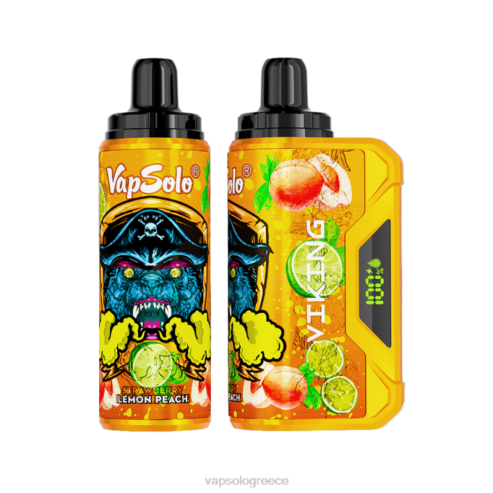 VapSolo VIKING ατμός μιας χρήσης | Vapsolo Greece 60X441 λεμόνι ροδάκινο