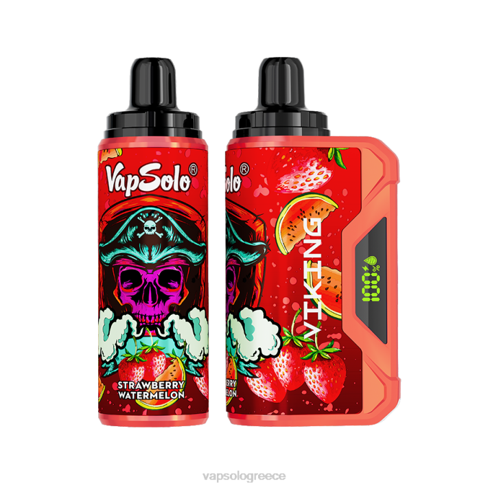 VapSolo VIKING ατμός μιας χρήσης | Vapsolo Greece 60X446 καρπούζι φράουλα