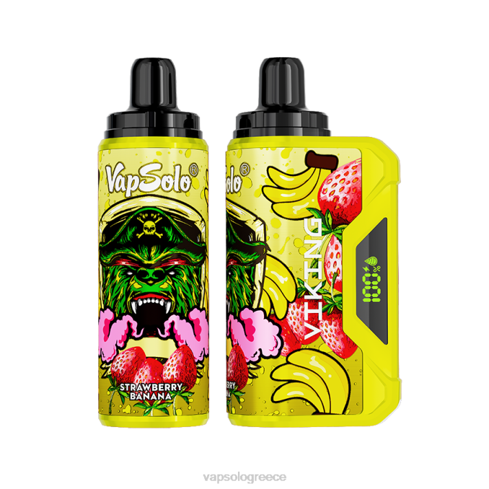 VapSolo VIKING ατμός μιας χρήσης | Vapsolo Wholesale 60X443 μπανάνα φράουλα